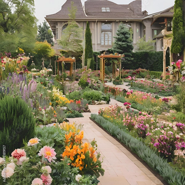 Fototapeta Different vacation homes