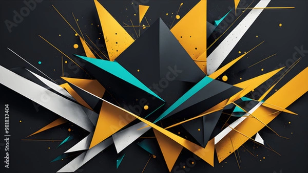 Obraz Geometric Graphics Background