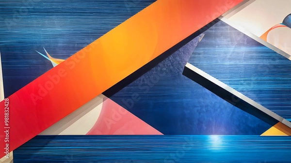 Obraz Geometric Graphics Background