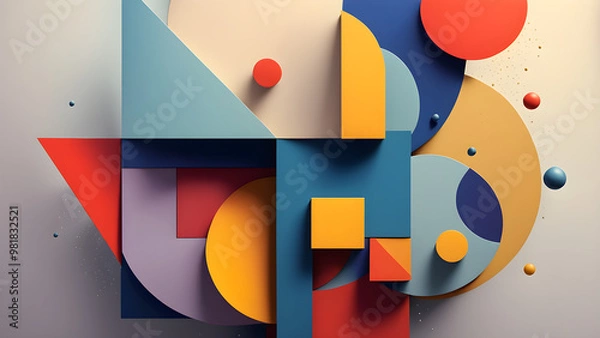 Obraz Geometric Graphics Background