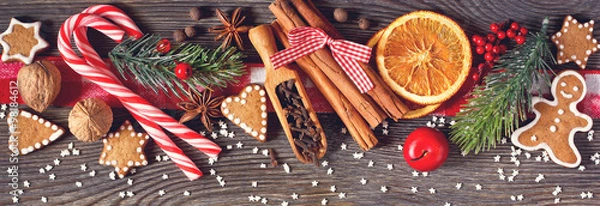 Obraz Sweet Christmas background.