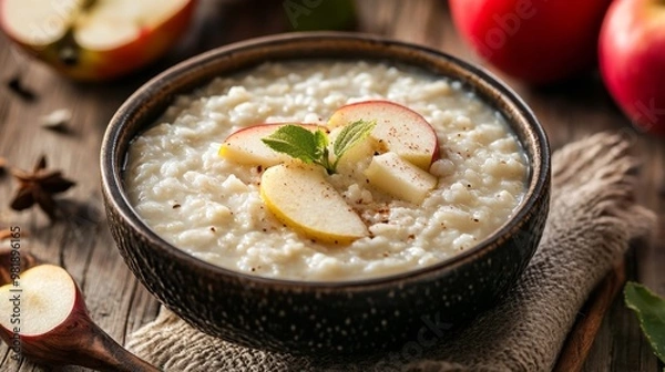 Obraz Apple milk rice