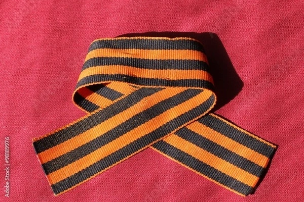 Obraz Бант из георгиевской ленты