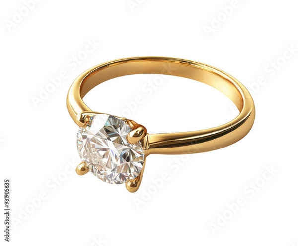 Obraz gold wedding ring