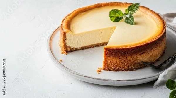 Obraz NY Cheesecake on white