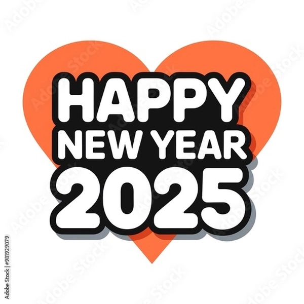 Obraz HAPPY NEW YEAR 2025 DESIGN