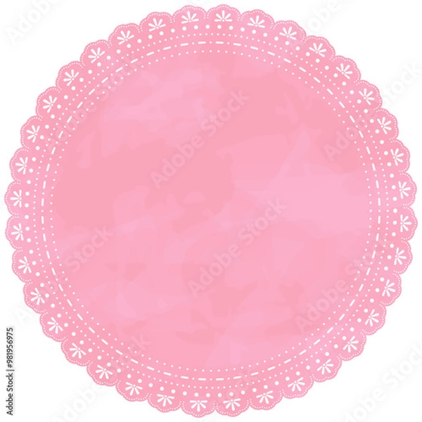 Obraz 水彩風レース生地_6