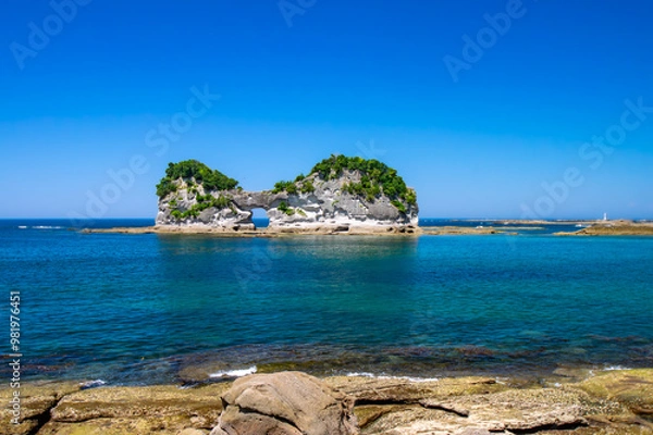 Obraz 南紀白浜　名勝　円月島