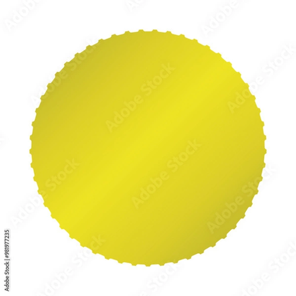 Fototapeta circle gold seal vector.eps