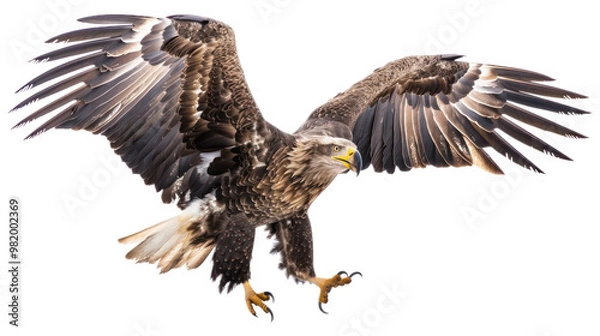 Obraz Mexican Eagle full body isolate on transparent background