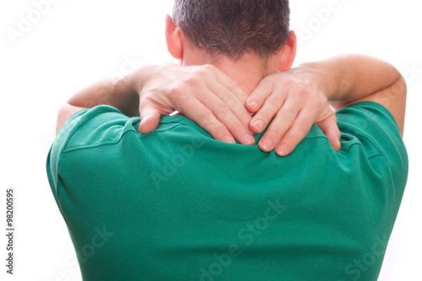 Obraz Nacken Schmerzen , zwei Hände