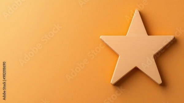 Fototapeta Hanukkah gelt arranged in a Star of David pattern, 3D illustration