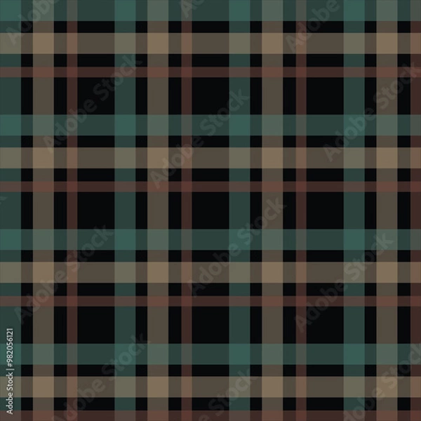 Fototapeta Seamless gingham Pattern Vector illustrations Texture from squares rhombus for tablecloths