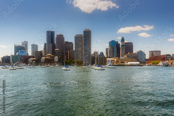 Obraz Boston skyline from the inner harbor