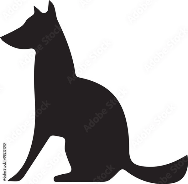 Fototapeta Cat icon symbol vector image illustration