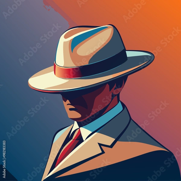 Obraz vector illustration of hat