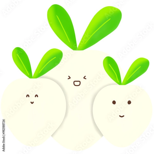 Obraz Radish Cartoon 