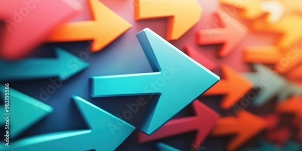 Fototapeta Direction Arrows