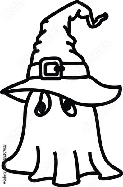 Fototapeta Halloween Ghost Vector