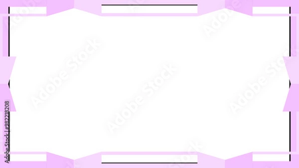Obraz pink twitch overlay cam panel