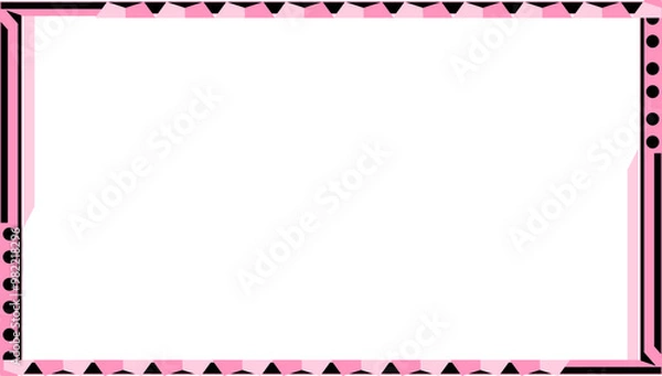 Obraz pink twitch overlay cam panel