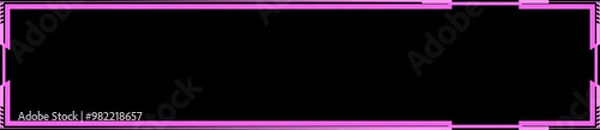 Obraz pink twitch overlay cam panel