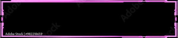 Obraz pink twitch overlay cam panel