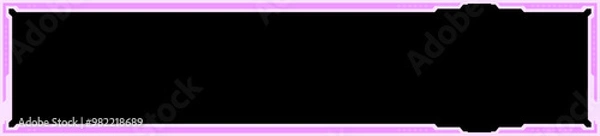 Obraz pink twitch overlay cam panel