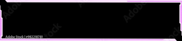 Obraz pink twitch overlay cam panel