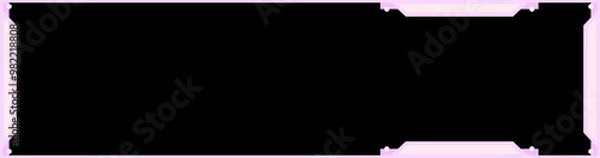 Obraz pink twitch overlay cam panel
