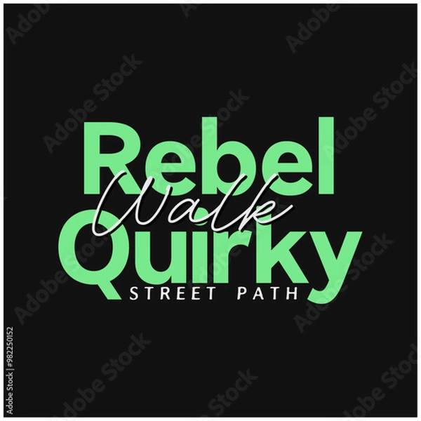 Fototapeta  typography design template