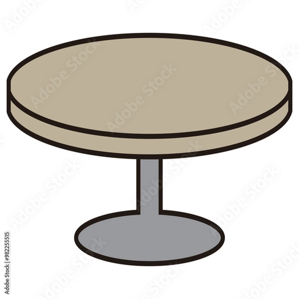 Fototapeta ラウンドテーブル