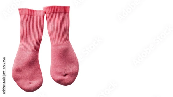 Fototapeta socks on a white transparent background