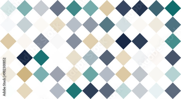 Obraz seamless geometric pattern