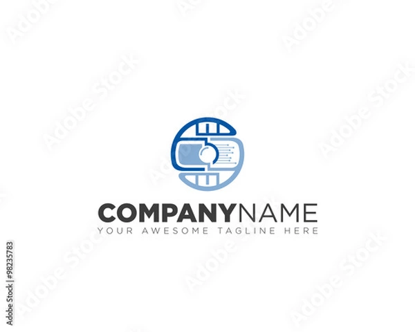 Obraz Photo camera, vector logo