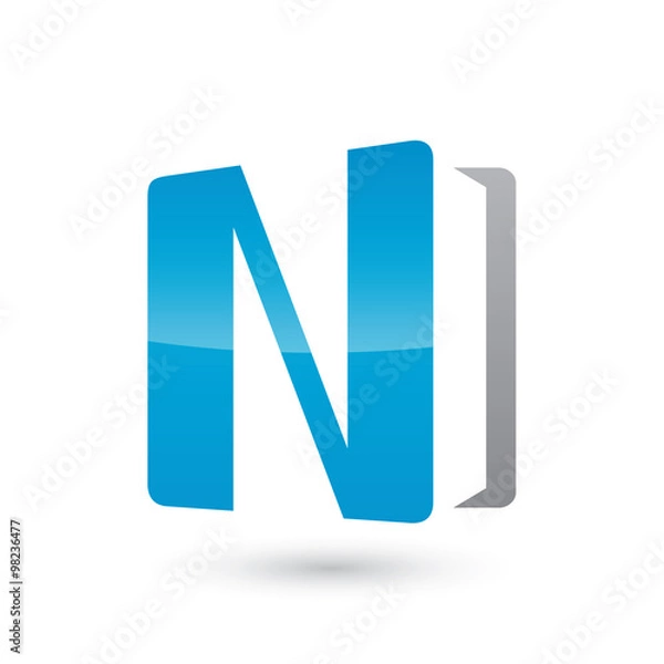Fototapeta Letter N Logo