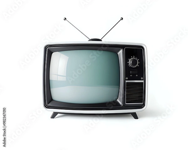 Fototapeta retro tv set