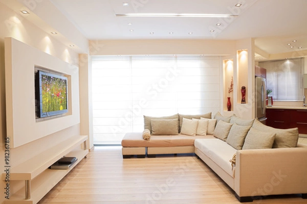 Fototapeta Luxury Living Room, Modern Interior