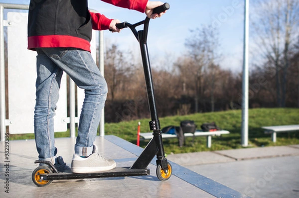 Fototapeta skuter skate