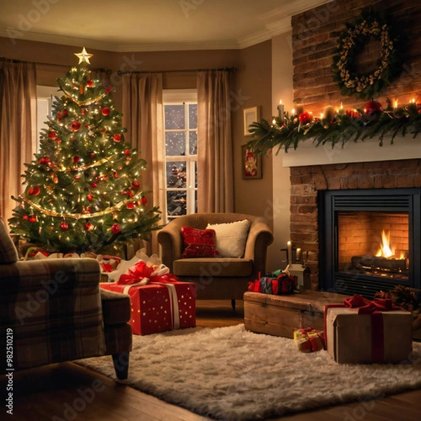 Fototapeta クリスマスツリー