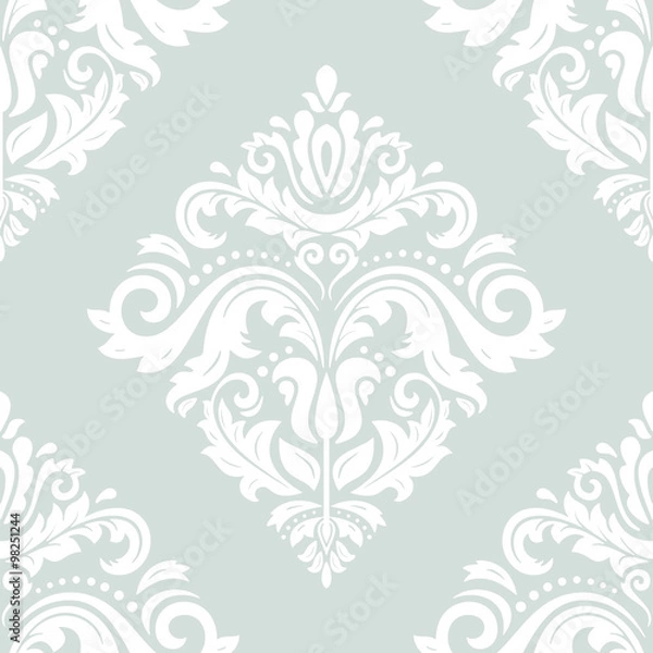 Fototapeta Damask Seamless Vector Pattern