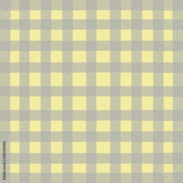 Obraz yellow plaid fabric