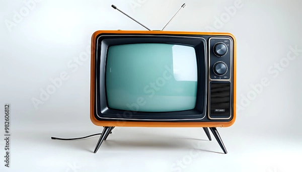 Fototapeta retro tv set