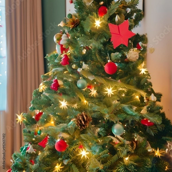 Fototapeta christmas tree