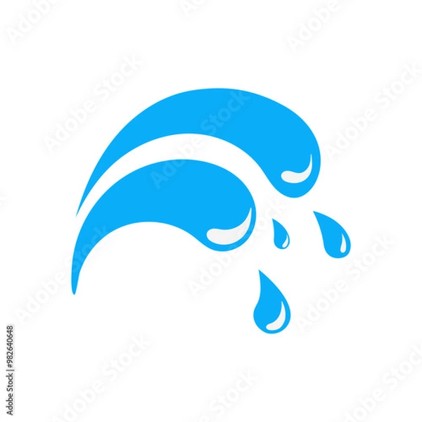 Fototapeta Water Splash Simple