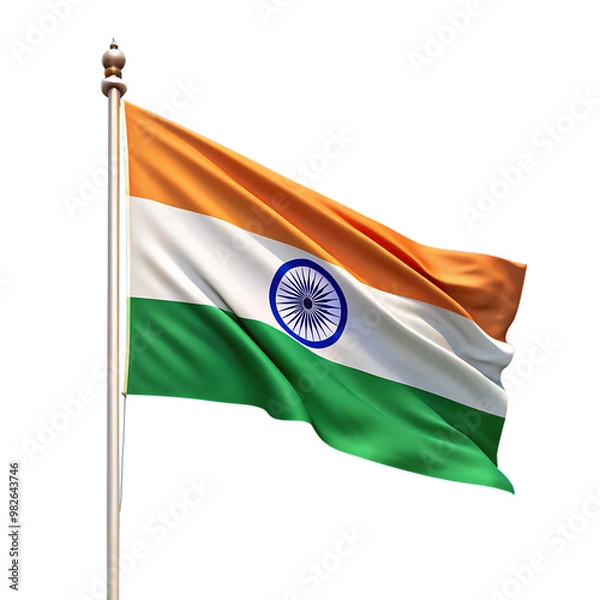 Obraz India Flag Illustration