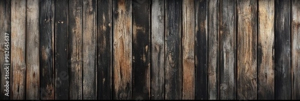 Fototapeta Rustic Weathered Wood Planks Texture Background