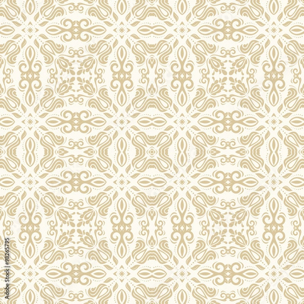 Fototapeta Seamless Oriental Vector Background