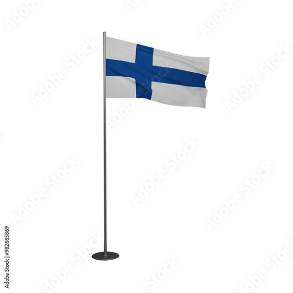 Obraz Finland flag 3