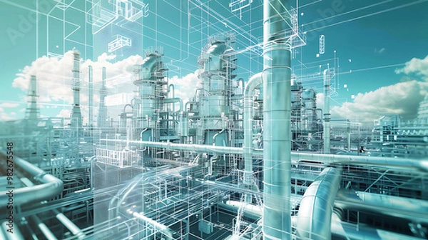 Obraz future factory